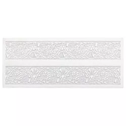 Silicone border mat Art Nouveau - for edible lace borders