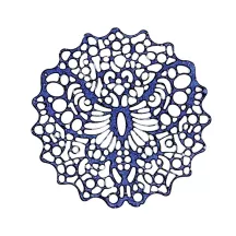 Spring silicone decorative mat