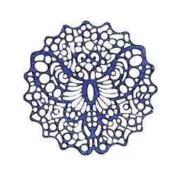 Spring silicone decorative mat