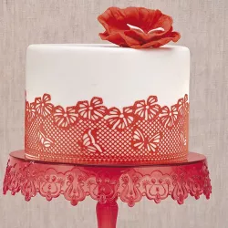 Silikonbordürenmatte Schmetterling
