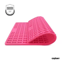 Silicone baking mat for mini dog treats in bone shape