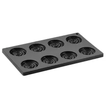 Silicone baking mold spiral Ø 6 cm, 8 pieces
