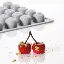 Silicone mold cherries motifs, 35 pieces