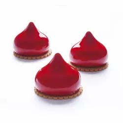 Moule en silicone Goutte Ø 6.5 cm, 12 pièces