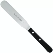Spatel Mittel mit Holzgriff, Edelstahl 28.7 cm
