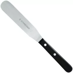 Spatula medium with wooden handle, stainless steel 28.7 cm