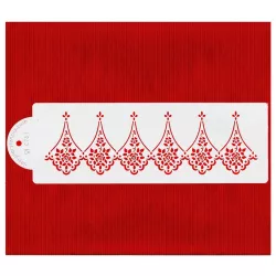 Stencil Alencon Lace Companion lace motif