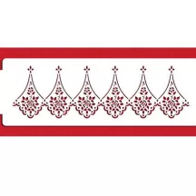Pochoir Alencon Lace Companion motif dentelle