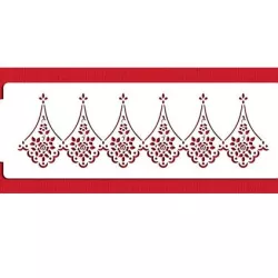 Stencil Alencon Lace Companion lace motif