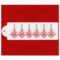 Pochoir Alencon Lace Companion motif dentelle