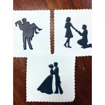 Stencil Set Steps of Love, 3 pieces