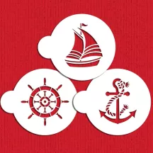 Stencil Set Sailor's Joy, 3 pieces