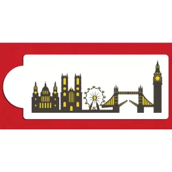 London skyline stencils, 2 pieces