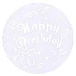 Cake stencil set Party Mix Ø 20.5 cm, 4 pieces