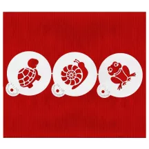 Stencil Set Teich-Tiere, 3-teilig
