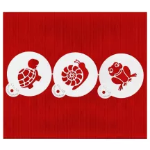Stencil Set Teich-Tiere, 3-teilig