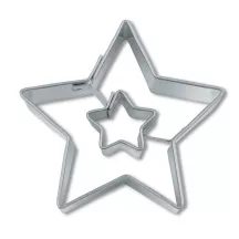 Cookie cutter star in star - 893 2 cm
