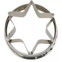Anello esterno tagliabiscotti stella 4 cm