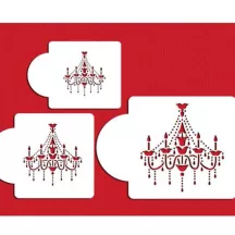 Set Stencil Lampadario, 3 pezzi