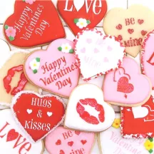 Stencil set Love, 6 pieces