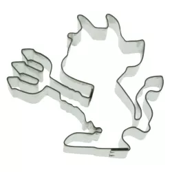 Stainless steel devil cookie cutter