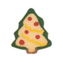 Tannenbaum-Ausstecher mit Auswerfer und Prägung