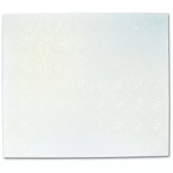Plateau à gâteaux, rectangulaire, blanc perle, 35 x 45 cm