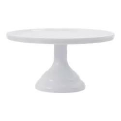 Cake plate white small