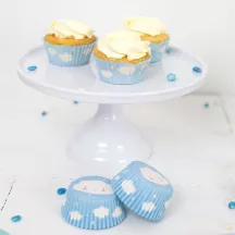 Cake plate white small