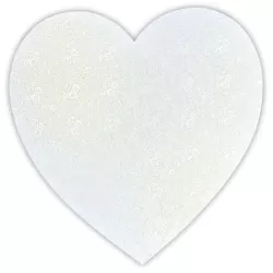 Piatto per torta a cuore, bianco perla, Ø 30 cm