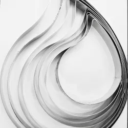 Anello per torta Comma Ø 12 cm, altezza 5 cm
