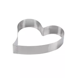 Baking ring heart curved Ø 20 cm, height 5 cm