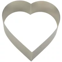 Herz-Tortenring Ø 26 cm, Höhe 7 cm