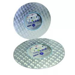 Plateau à tarte rond Argent, Ø 12.7 cm
