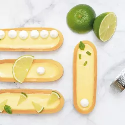 Perforated oval cake rings, 4 pieces