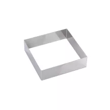Square cake ring 18 x 18 x 5 cm