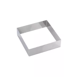 Square cake ring 18 x 18 x 5 cm