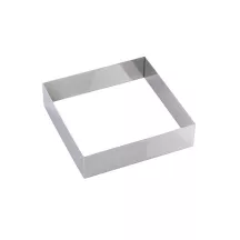 Square cake ring 20 x 20 x 5 cm