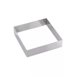 Square cake ring 20 x 20 x 5 cm