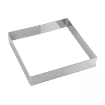 Quadratischer Tortenring 28 x 28 x 5 cm