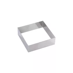 Square cake ring 16 x 16 x 5 cm