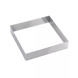 Square cake ring 24 x 24 x 5 cm