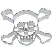 Tagliabiscotti teschio in acciaio inossidabile per Halloween