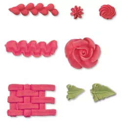 Set di bocchette 8 pezzi con adattatore e sac à poche