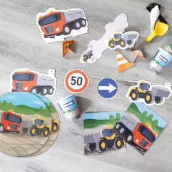 bicchieri di carta cantiere, 250 ml, 8 pezzi