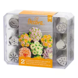 Set di bocchette Fiori Mix, 12 pezzi