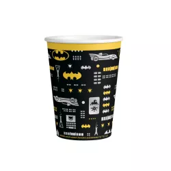 8 Batman Pappbecher