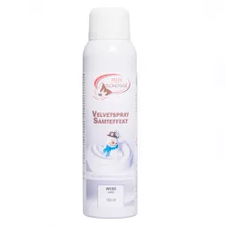 Samt-Effekt Spray weiss, 150 ml