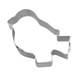 Tagliabiscotti mini uccellino in acciaio inox, 2 cm