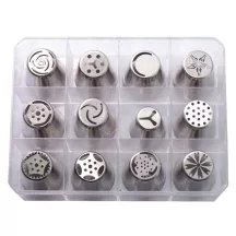 Spritztüllen-Set Blumenwiese, 12-teilig